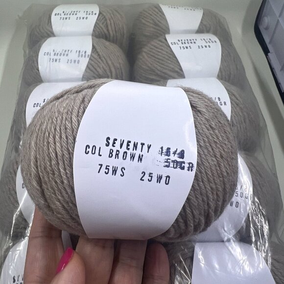 Yarn Lot - Cashmere yarn Yarn 5 bolls - Picture 2 of 4